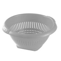 Keuken vergiet - zilvergrijs - D20 x 9 cm - Kunststof - vergieten keuken accessoires