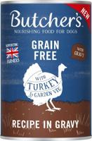 BUTCHER'S Original Recipe in gravy Turkey - Nat hondenvoer - 400 g