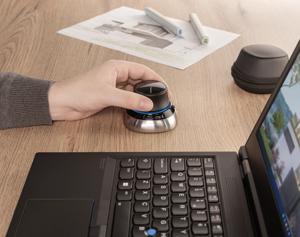 3Dconnexion SpaceMouse muis Kantoor RF Wireless + Bluetooth + USB Type-A 6DoF