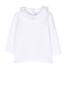Il Gufo haut à col volanté - Blanc