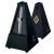 Wittner 816 810-serie metronoom met bel, hout zwart hoogglans