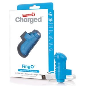 the screaming o - charged fingo finger vibe blauw