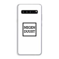 Negenduust vierkant: Samsung Galaxy S10 5G Transparant Hoesje