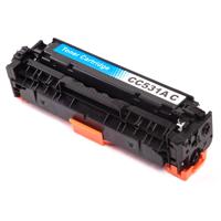 Huismerk HP 304A (CC531A) / Canon 718 toner cyaan