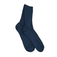 2-delige set katoenen sokken, marine Maat: 42/43
