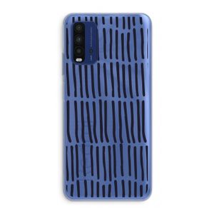 Moroccan stripes: Xiaomi Redmi 9T Transparant Hoesje