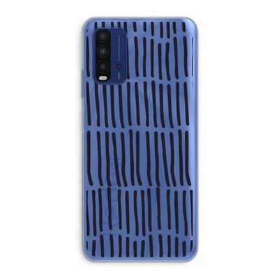 Moroccan stripes: Xiaomi Redmi 9T Transparant Hoesje