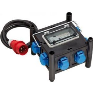 Brennenstuhl 1153690600 power uitbreiding 2 m 7 AC-uitgang(en) Buiten Zwart, Blauw
