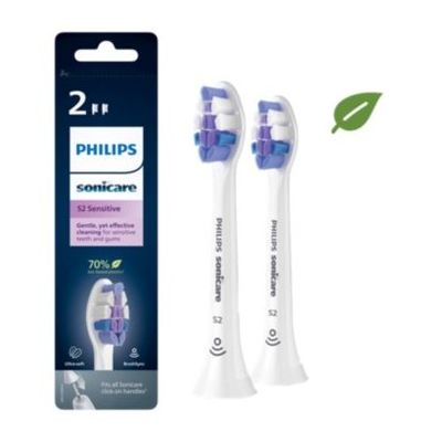 PhilipsTandenborstelset / S2 Sensitive, 2 stuks / Sonicare Mondverzorging accessoire Wit