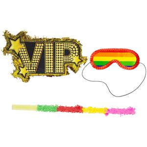 Pinata Vip goud set + stok + masker