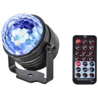 SMD LED Party-lichteffect 3 W RGB Aantal lampen: 6