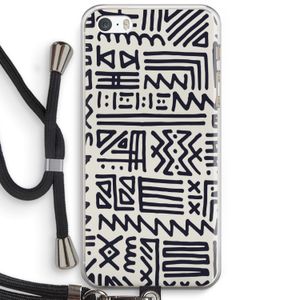 Marrakech print: iPhone 5 / 5S / SE Transparant Hoesje met koord