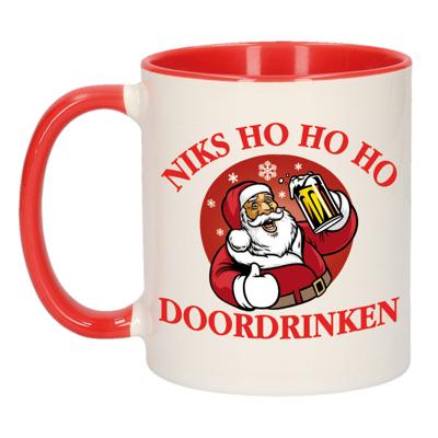 Kerst thema Koffiemok - Doordrinken - 300 ml - keramiek - kerstcadeau - kerstmis