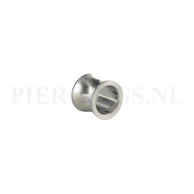 Tunnel double flared 10 mm 10 mm