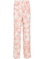 Palm Angels pantalon ample à imprimé Palms - Rose