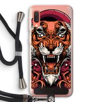 Tiger and Rattlesnakes: Samsung Galaxy A20e Transparant Hoesje met koord