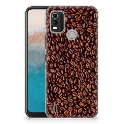Nokia C21 Plus | Siliconen Case | Koffiebonen