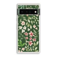 Botanical green sweet flower heaven: Google Pixel 6 Pro Transparant Hoesje Botanical green sweet flower heaven: Google Pixel 6 Pro Transparant Hoesje