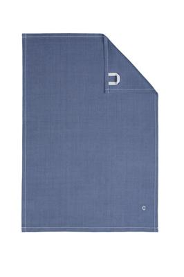 Cawö Cawö theedoek Solid 50x70 nachtblauw