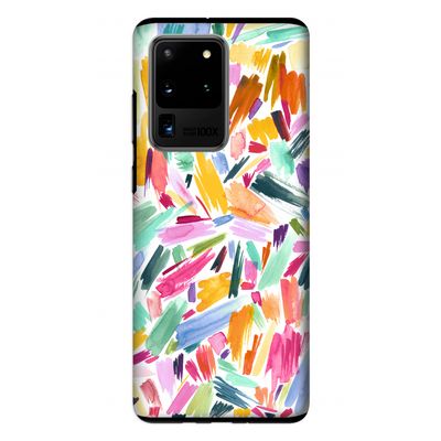 Watercolor Brushstrokes: Samsung Galaxy S20 Ultra Tough Case