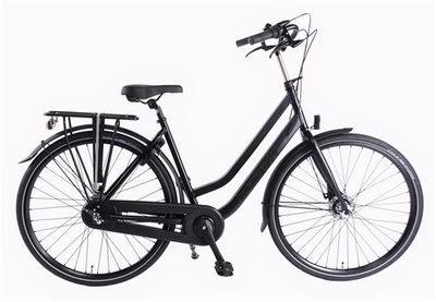 Aldo 28 inch strada fiets ds50 mat zwart 3v rollerbrake