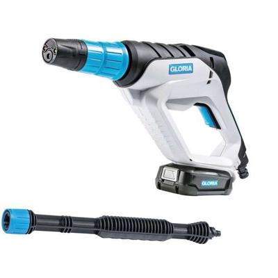 GLORIA - MultiJet 18V - Multifunctioneel mobiel hogedrukreinigingssysteem (2 -5Ah accu en oplader meegeleverd)