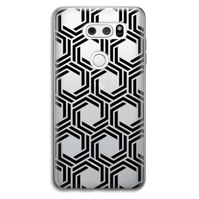 Geometrisch patroon: LG V30 Transparant Hoesje