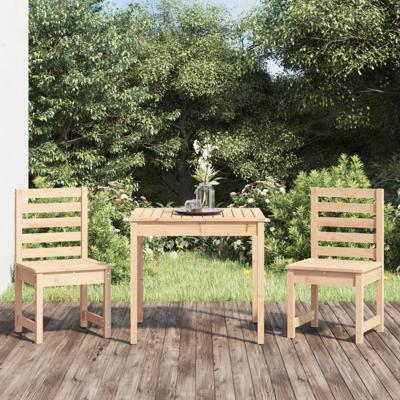 3-delige Bistroset massief grenenhout