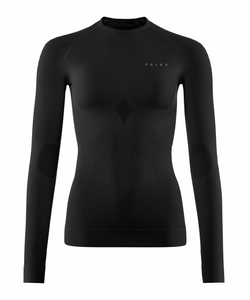 Falke Maximum Warm Longsleeve Thermoshirt Dames Black XL