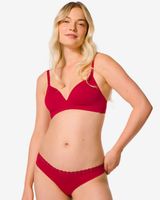 HEMA Damesstring Second Skin Micro Rood (rood)