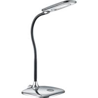 LED Bureaulamp - Stijlvolle Tafelverlichting 4W 3000K - Mat Chroom