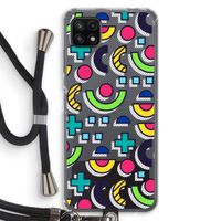 8-bit N°6: Samsung Galaxy A22 5G Transparant Hoesje met koord