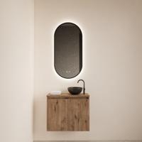 BWS Fonteinmeubel Meadow 60x50 cm Wellington Oak Incl. Topplaat - Fonteinmeubel Meadow 60x50 cm Wellington Oak Incl. Topplaat