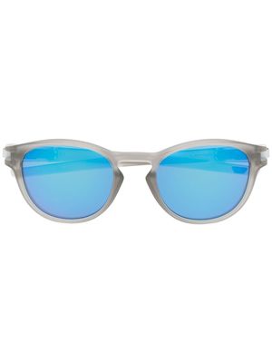 Oakley lunettes de vue à monture ronde - Gris