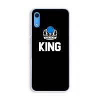 King zwart: Huawei Y6s Transparant Hoesje
