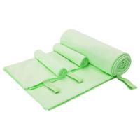 Set van Sporthanddoeken 3 pcs Groen Polyester en Polyamide