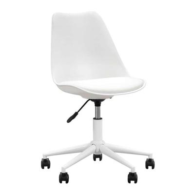 1+1 Gratis Leen Bakker - Bureaustoel Senja - Metaal/Kunststof - Wit