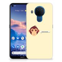 Nokia 5.4 Telefoonhoesje met Naam Monkey