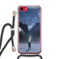 Wanderlust: iPhone SE 2020 Transparant Hoesje met koord