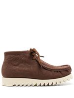 A BATHING APE® bottines Manhunt M2 en cuir - Marron