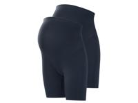 esmara Set van 2 korte zwangerschapsleggings (Marineblauw, XS (32/34))