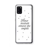 Confetti: Samsung Galaxy A31 Transparant Hoesje