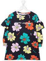 Marc Jacobs Kids robe volantée à fleurs - Bleu - thumbnail