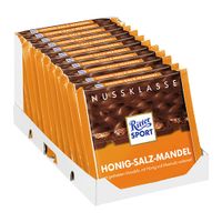 Ritter Sport - Honing zout amandel - 11x 100g