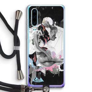 Camouflage de sommeil: Huawei P30 Transparant Hoesje met koord
