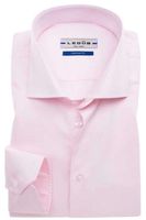 Ledȗb Tailored Fit Overhemd roze, Effen