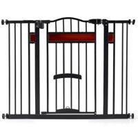 Traphekje met Kleindeur voor Openingen Tussen 74 en 104 Centimeter-Zwart