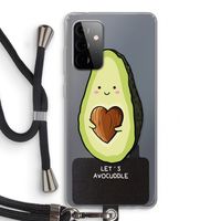 Avocuddle: Samsung Galaxy A72 5G Transparant Hoesje met koord