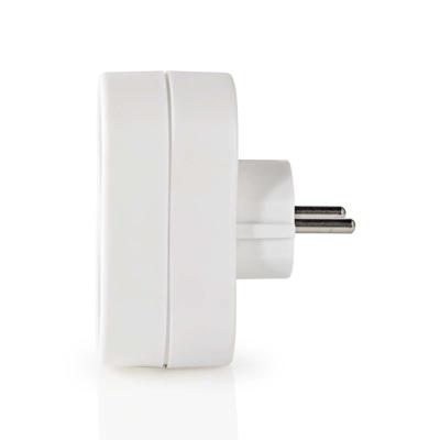 Nedis PSSPL200F1WT power uitbreiding 2 AC-uitgang(en) Binnen Wit