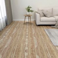 VidaXL Vloerplanken 20 st zelfklevend 1,86 m² pvc bruin